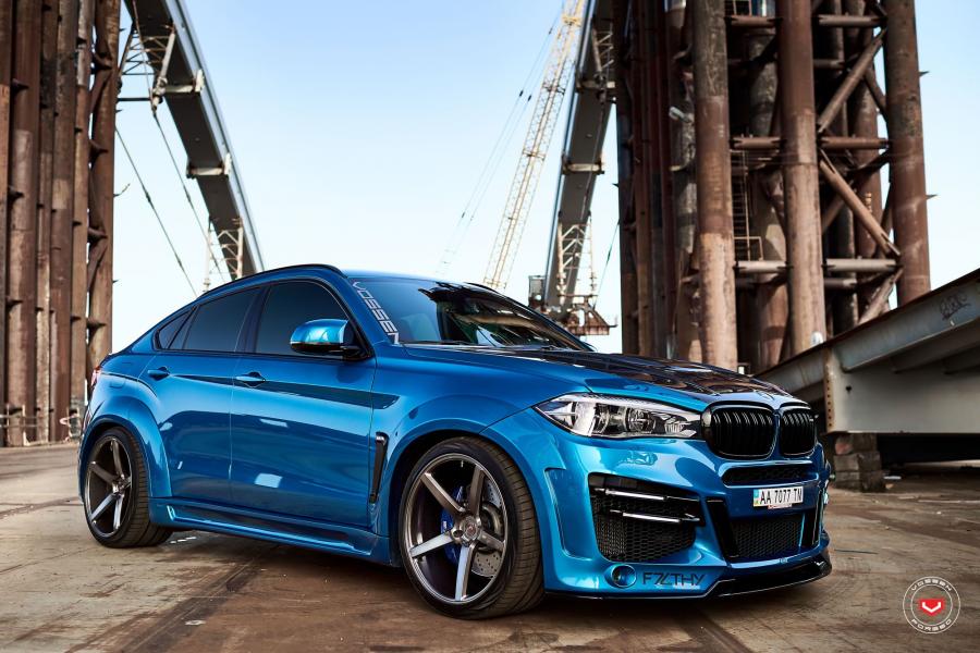  BMW X6 M on Vossen Wheels (VPS-303) 2017 года  (фото 13 из 28)